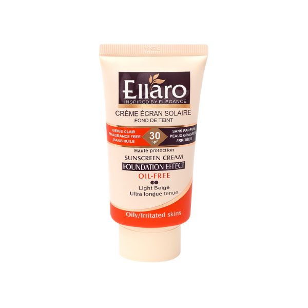 کرم ضد آفتاب رنگی SPF30 الارو مناسب انواع پوست 40 میل
Ellaro Tinted Sunscreen Cream Oil Free SPF30