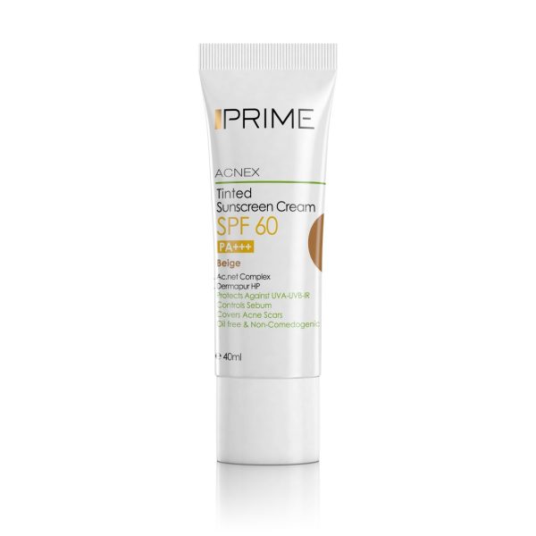 کرم ضد آفتاب رنگی SPF60 پرایم مدل Acnex مناسب پوست چرب 40 میل
Prime Acnex Free Oil Sunscreen Cream SPF60 for Oily Skin
